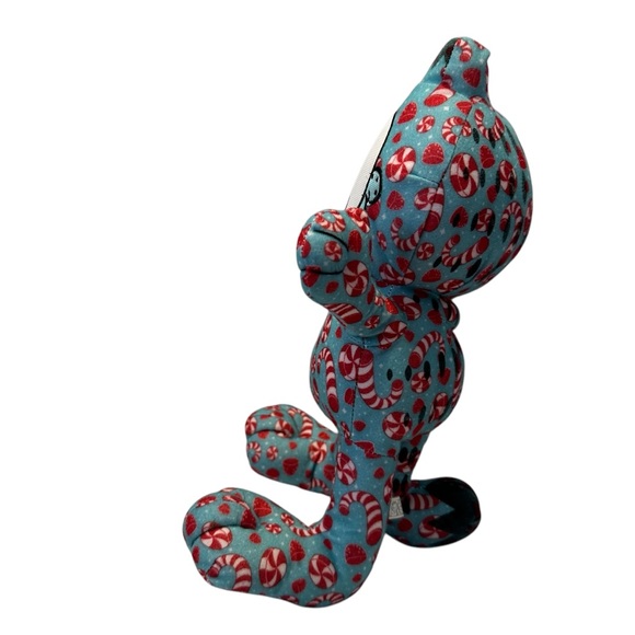 The Toy Factory 2011 Garfield Blue & Red Plush Candy Cane Peppermint Print 14" - Picture 10 of 16